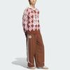 Adidas Originals Adicolor Adc Fw24 Striped Loose Fit Drawstring Sports Pants Men Bottoms Dark-Brown JL8356