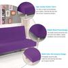 Folding Sofa Bed Cover Polyester Elastic Armless Couch Cover Futon Slipcover Protector