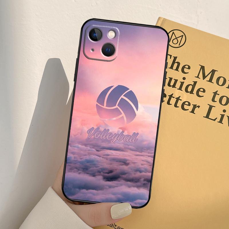 Volleyball Sport Phone Case For iPhone 17 16 15 14 11 12 13 Pro Max mini XR 16e 15 16 Plus 17 Air Full Cover