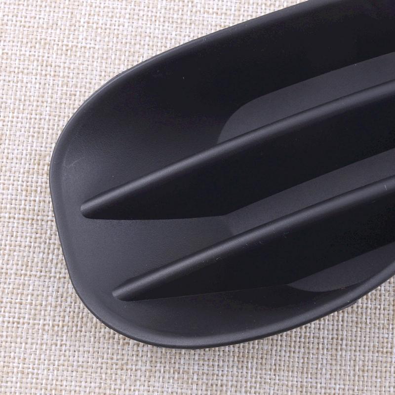 Car Front Left & Right Lower Fog Light Cover Trim Without Hole Black Plastic Fit for Toyota Yaris Hatchback 2007 2008