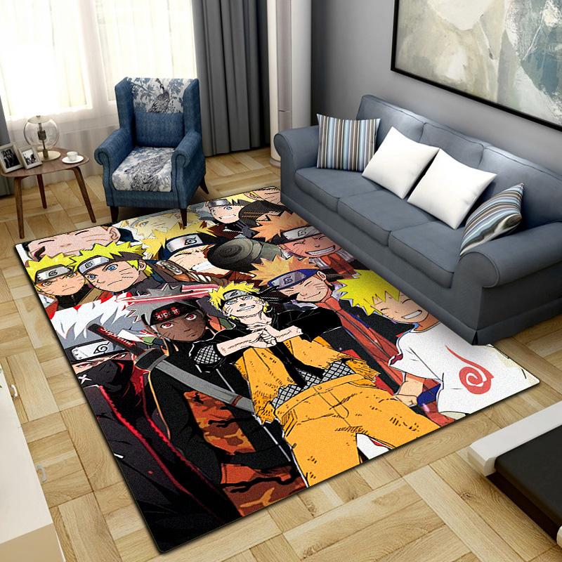 Anime-Naruto  Area Carpet for Living Room Bedroom Home Decor Cool Movie Mat Floor Mat -LXR41