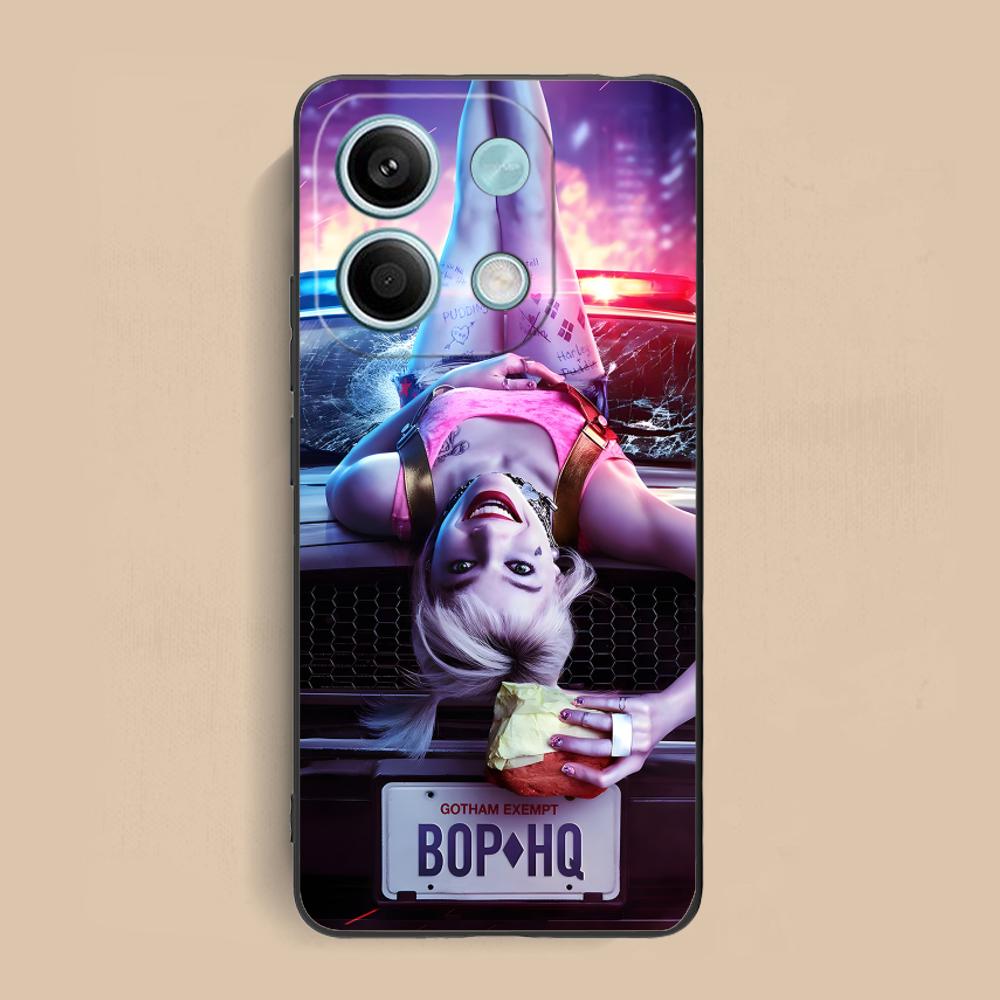 Phone Case for Xiaomi Redmi Note 14 13 12 11 A5 3 2 1 Pro Plus 4G 5G Colour Printing Cover Cellphones Pretty Joker Girl Monster