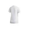 adidas T Shirts Women's White Crew Neck Moderate Straight Fit FJ5012