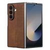 For Samsung Galaxy Z Fold 7 Case Soft PU Leather Skin Protective Back Cover Phone Case For Samsung Z Fold 7 6 5 4 3 Phone Shell