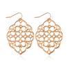 Women Chic Bohemian Style Wedding Party Openwork Earrings Fashion Jewelry Set