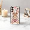 Cute R-Rabbit P-Peter-RP Phone Case Black Silicone Soft For Samsung S25,S24,S21,S22,S23,S30,Ultra,S20,Plus,Fe,Lite