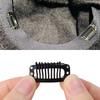 Wig Clips U-shape Metal Snap Claw Clip with Soft Rubber 9 Teeth Jewelry for Women Berets Caps Hair Pins DIY Accessories