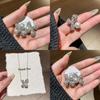 Minimalistische Zirkonia Schmetterling Schleife Ohrstecker Ringe Mit Künstlicher Perle Für Frauen Sommer Mode