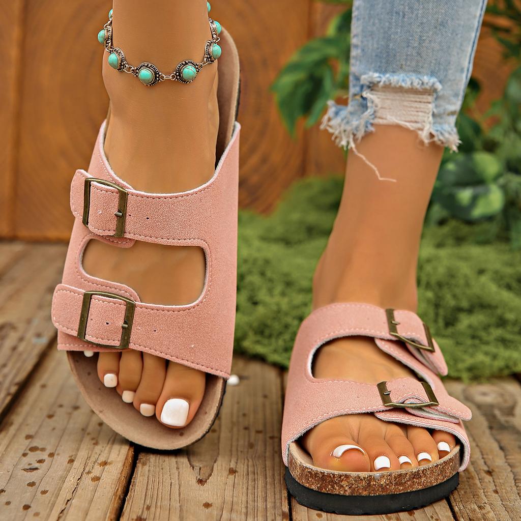 Slipper Women's Summer 2025 New Wear Belt Multicolor Slipper Women