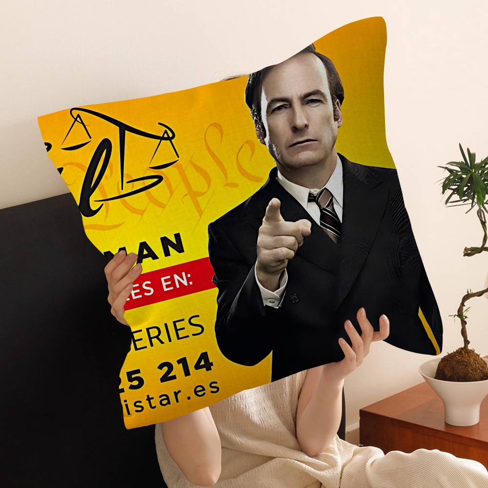 Classic Better Call Saul Pillow Cover For Bedroom Room And Living Room Sofa Decorative Cushion Cover