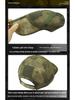 Men's Camouflage Sunshade Tactical Baseball Cap - Foldable, Velcro, Sun Protection, and Ideal for Outdoor and Fishing Activities.