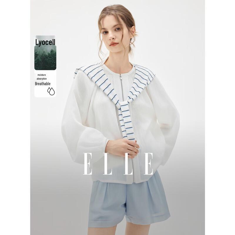ELLE Women s Lyocell Linen Shawl Jacket XL