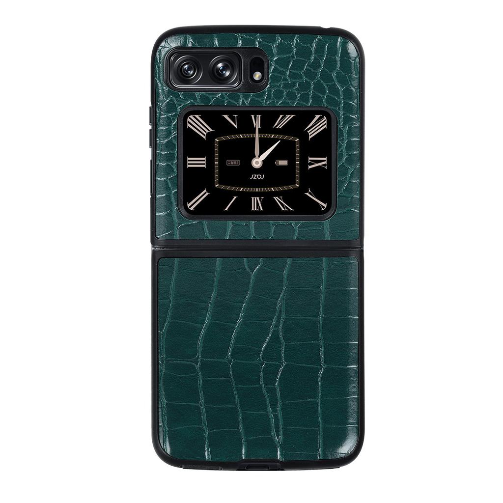 Suitable for moto razr 2026 folding screen mobile phone case with leather PC back cover hard case protective case