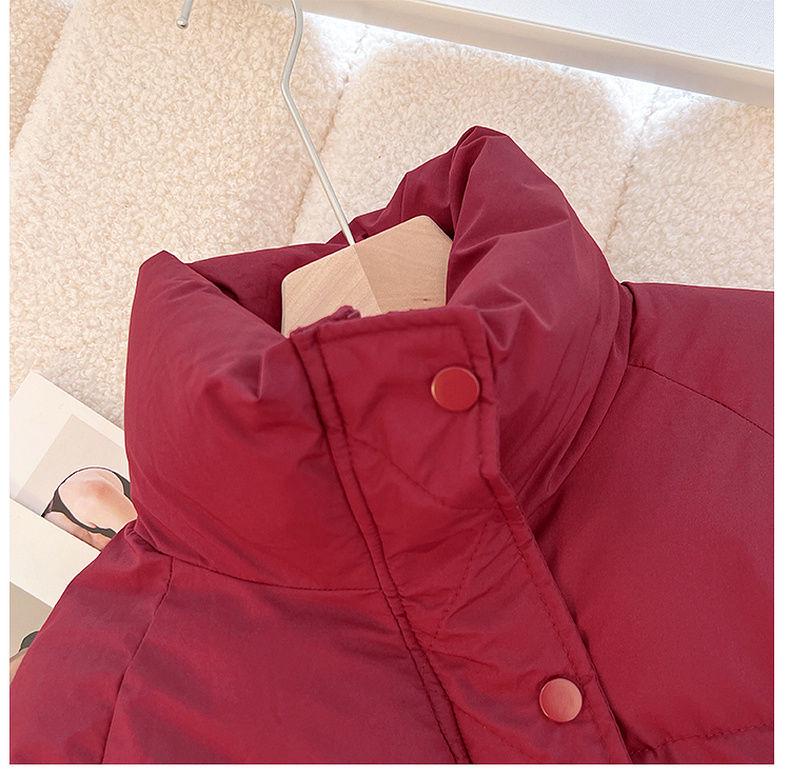 Trendy Academic Style Women's Winter Stand Collar Short Cotton Jacket 2025