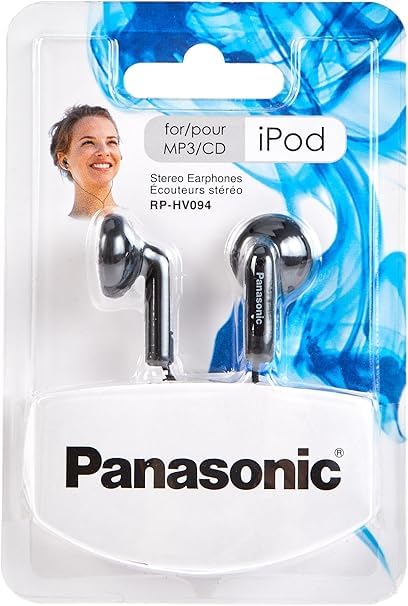 Panasonic In-Earphones RP-HV094E-K Black Neodymium Magnet