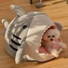 Winter Warm Cat Bed For Portable Pet Beds Sweet Kittens Basket Cushion Cat Pillow Mat Tent Puppy Nest Cave Cats House Goods