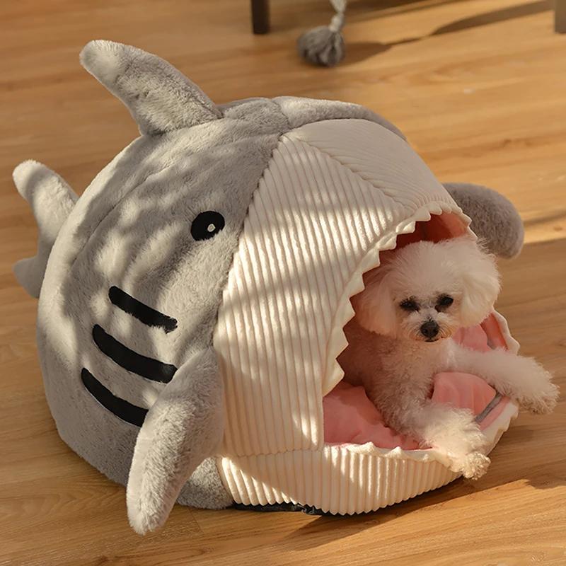 Winter Warm Cat Bed For Portable Pet Beds Sweet Kittens Basket Cushion Cat Pillow Mat Tent Puppy Nest Cave Cats House Goods