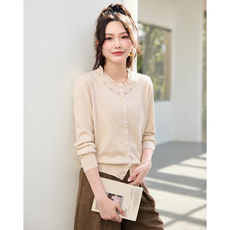 TERRE BLEUE Women s Loose Fit Knit Cardigan One Size