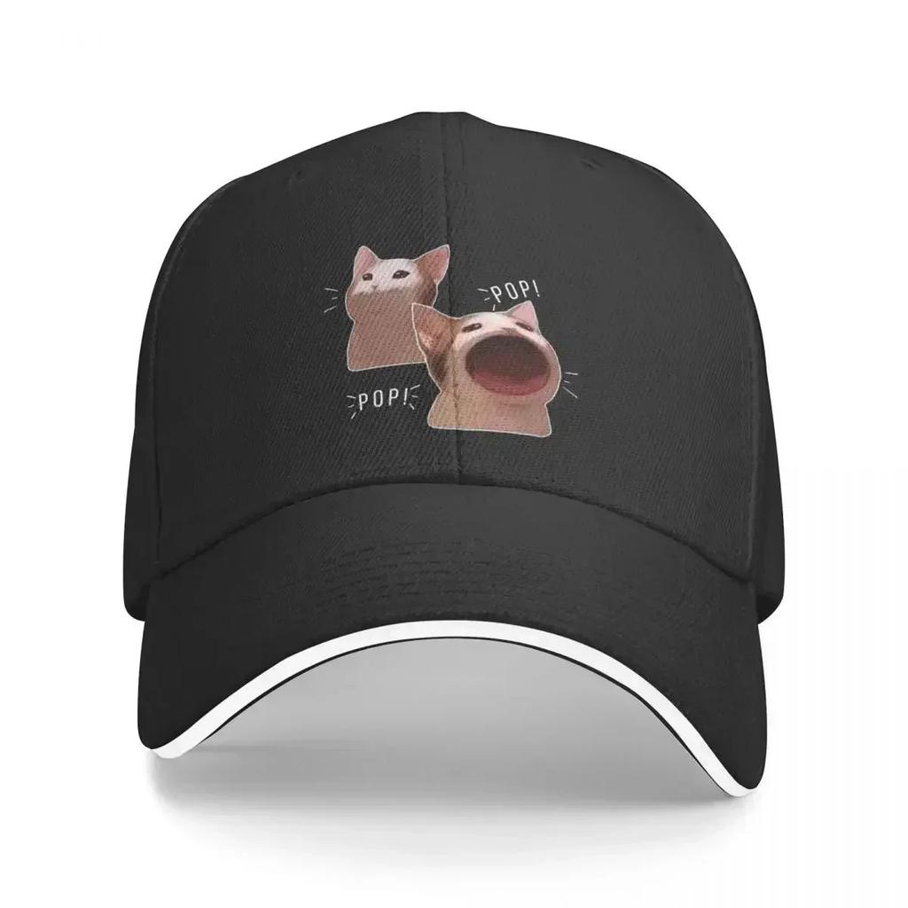 Popcat Baseball Cap Christmas Hat Hat Unisex Luxury Sun Hats For Women Unisexs