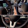 Car Steering Wheel Cover For VW Old Golf 5 (V) MK5 Polo Jetta Tiguan Sagitar Touran Leather Braid Customized Original DIY