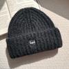 Autumn and winter thickened warm ear protection versatile big head circumference knitted cold hat girl