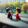 Romantic Love Proposal Couple Gift for Girlfriend Boyfriend Husband Wife Miniature Statue Showpiece for Valentines Day Gift Proposal Day Lovely Couple