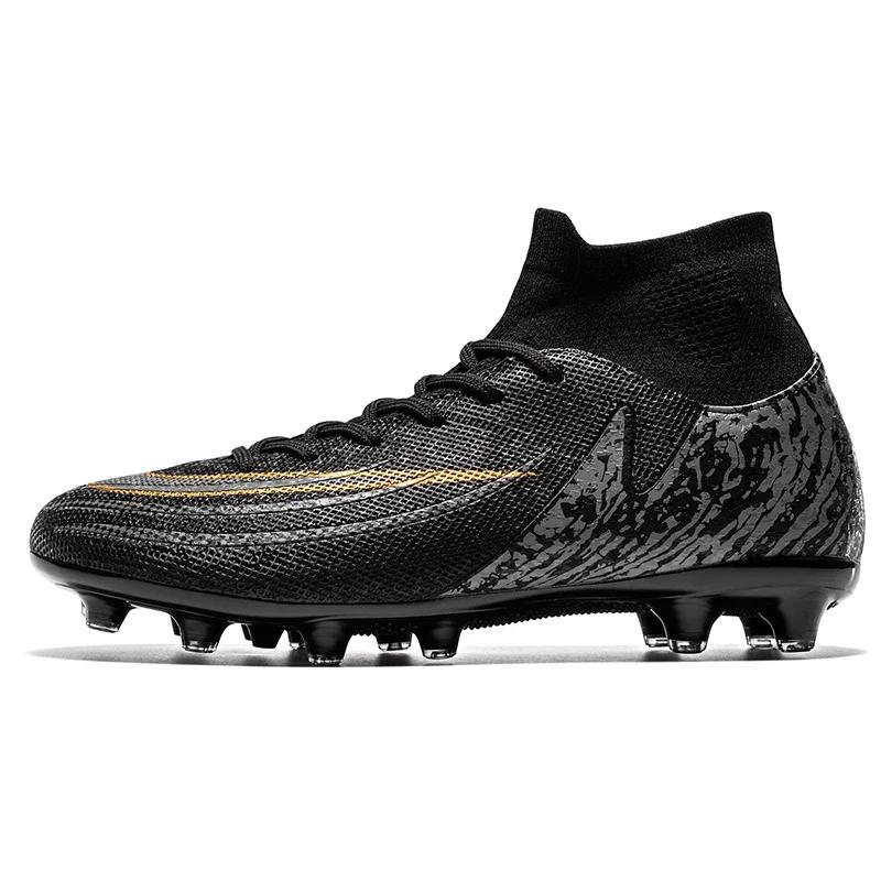 

Men Soccer Shoes Society Original Football Shoes Unisex Non Slip Professional Sports Outdoor Long Spikes Football Field Boots 35