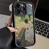 Phone Case for iPhone 17 Air 16E 15 16 Pro Max Claude Monet Oil Painting Cover 14 Plus 13 12 Mini Soft Shell Silicone Fundas