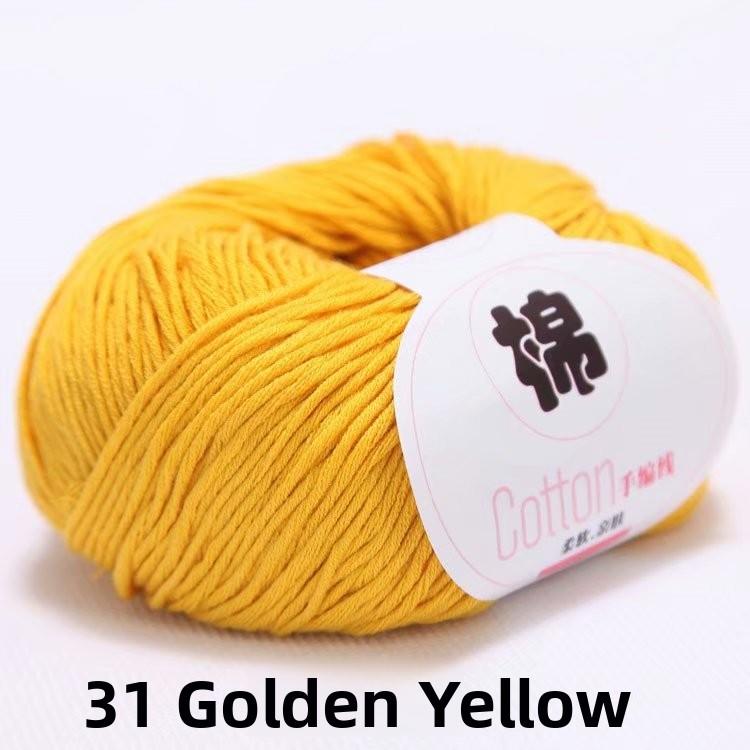 4-Ply Hand Knitted Cotton Yarn for Baby Milk Cotton DIY Wool Ball Children Sweater Fabric Cotton Tead Baby Knitting Yarn