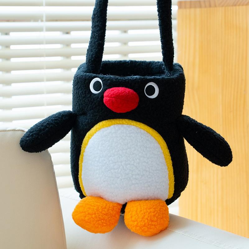 Pinguin Puppen Tier Tasse Tasche Schultertasche Cartoon Kissen Plüschtiere Lustig Baby Mädchen Geburtstag Weihnachtsgeschenke Deko