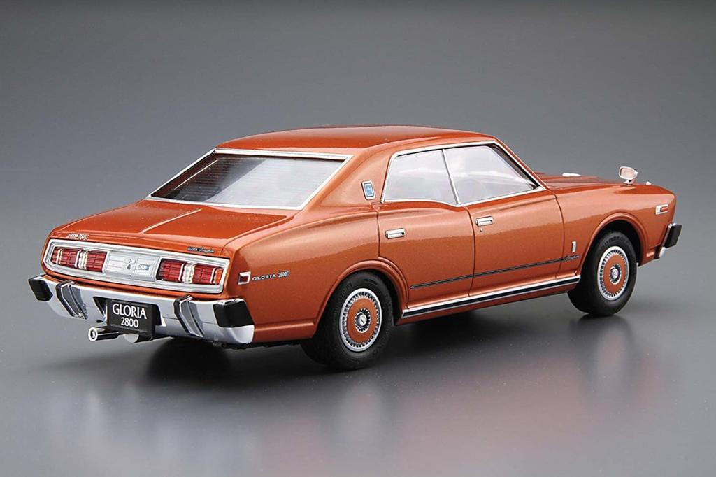 Aoshima Bunka Kyozai Die Modellauto-Serie Nissan P332 4HT2800 Brougham Plastikmodellauto 1/24 Nr. 53 Cedric/Gloria '78 (Automobil)