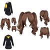Persona 4 Kujikawa Rise School Uniform Cosplay Costume With Stylish Top Skirt And Tie