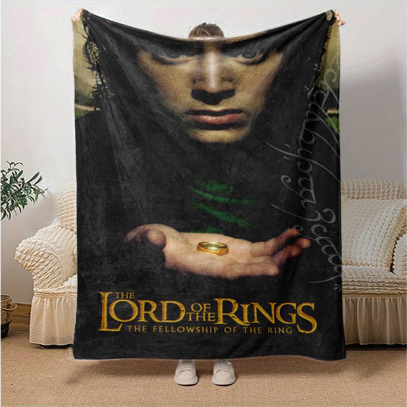 Lord of the Rings: The Fellowship of the Ring Poster PrintPrint Blanket, Soft Blanket For Sofa Office Bed And Travelling Daughter Birthday G