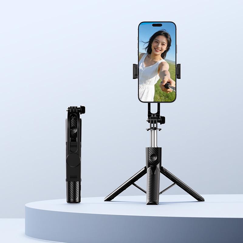 Magnetic Suction Photography Stabilizer: Handheld Anti-Shake Grip with Wireless Bluetooth Remote for Zoom and Photo Capture