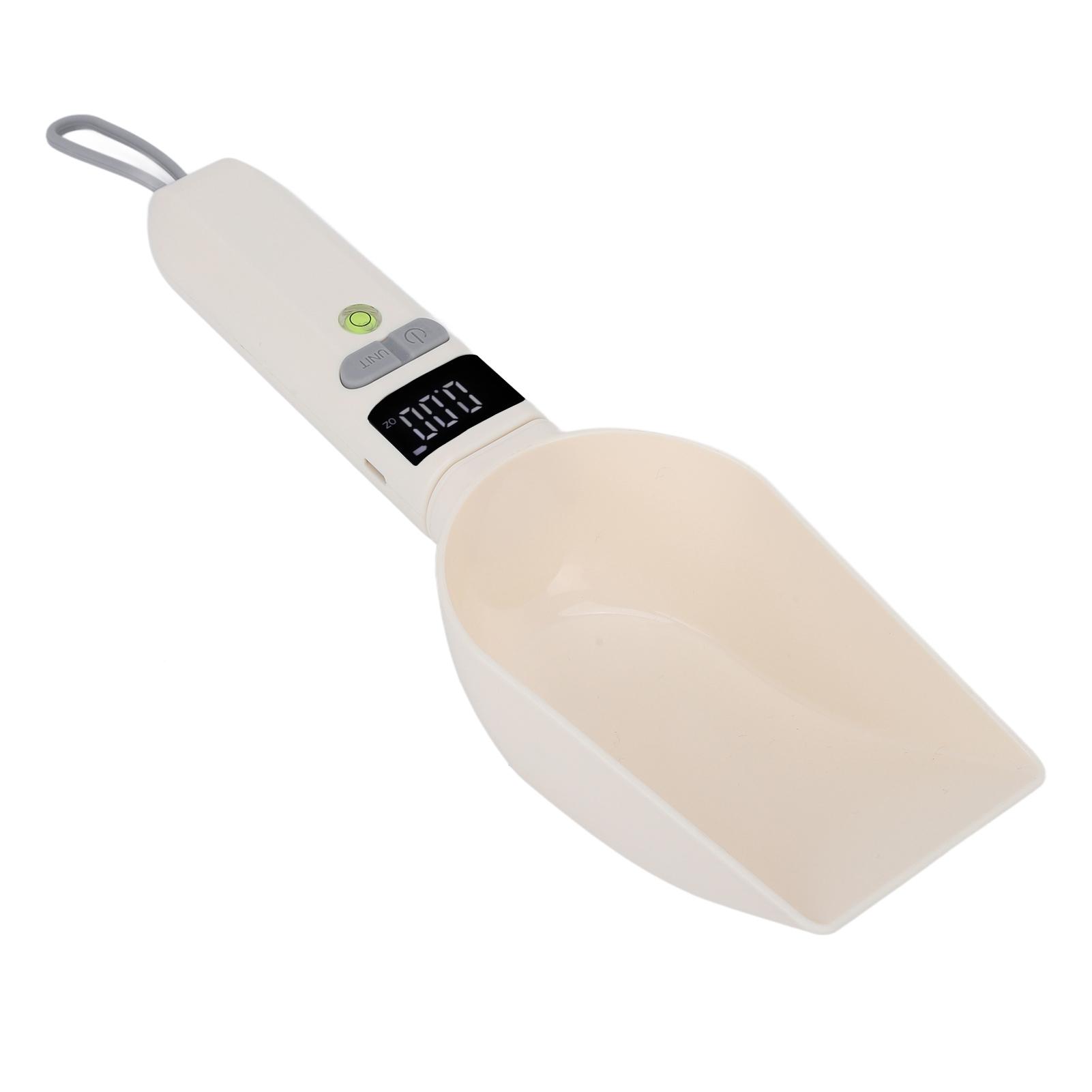 

Pet Weighing Spoon Food Grade High Accuracy Detachable Digital Spoon Scale for Pet Food