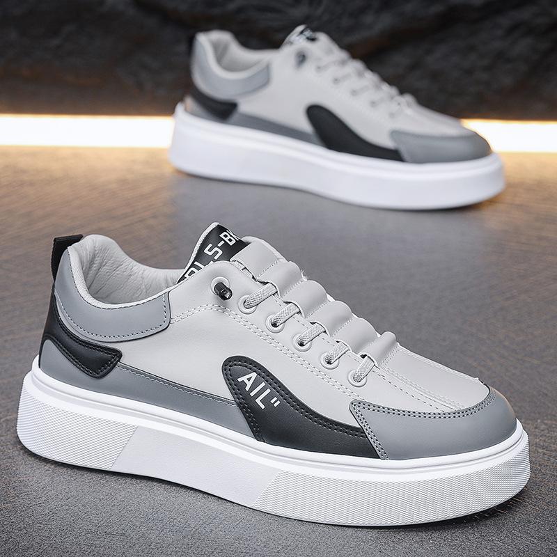 

Men s casual sports shoes Low-top foot-fitting one-pedal platform-soled lazy shoes Fashion versatile trendy men s shoes Height-increasing shoes 39