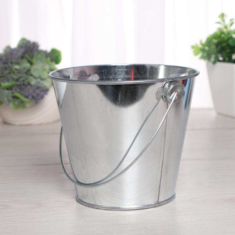 Vase Home Gardens,Iron Hanging Flower Pot Garden Balcony Wall Vertical Bucket Holder Barrel Supply -  Home Decoration