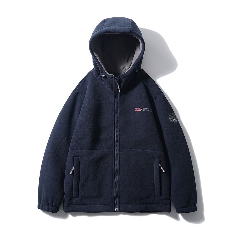 Exported to Norway Outdoor Sports Polar Fleece and Fleece Clothing Liner Men Winter Extra Thick Outwear Export Men's Clothing Jacket