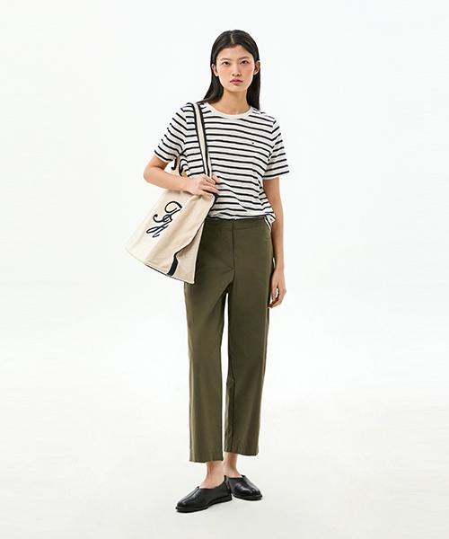 TOMMY HILFIGER Crew Neck Slub T-Shirt (T22G3Tto080Wt20Fa)