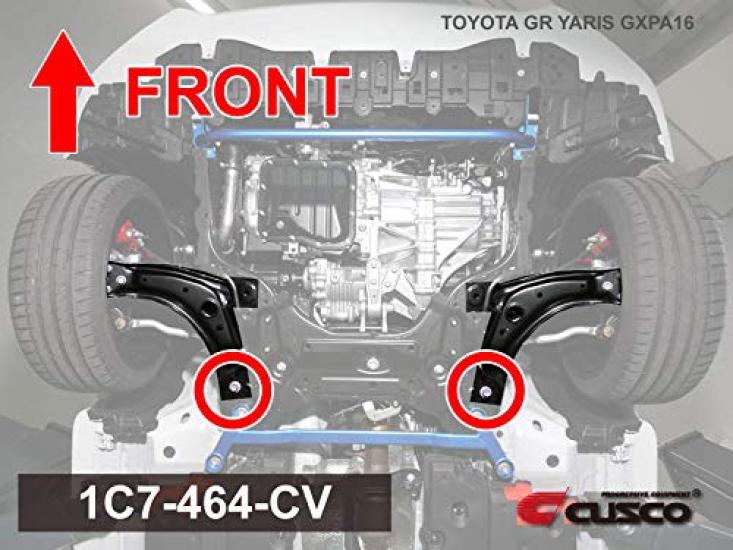 Cusco Pillow Ball Bushings for Toyota GR Yaris Front Lower Arm 1C7464CV (GXPA16) (Rear Side)