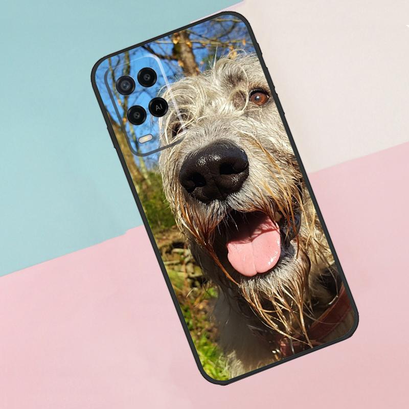 Irish Wolfhound Dog For Oppo A16 A76 A96 A15 A80 A60 A40 A94 A54 A98 A78 A18 A38 A58 A17 A77 A74 A57S Phone Case