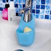 Silicone PVC Plastic Soap Dish Soft Sink Drain Rack Sink Hanging Storage Bag  Home