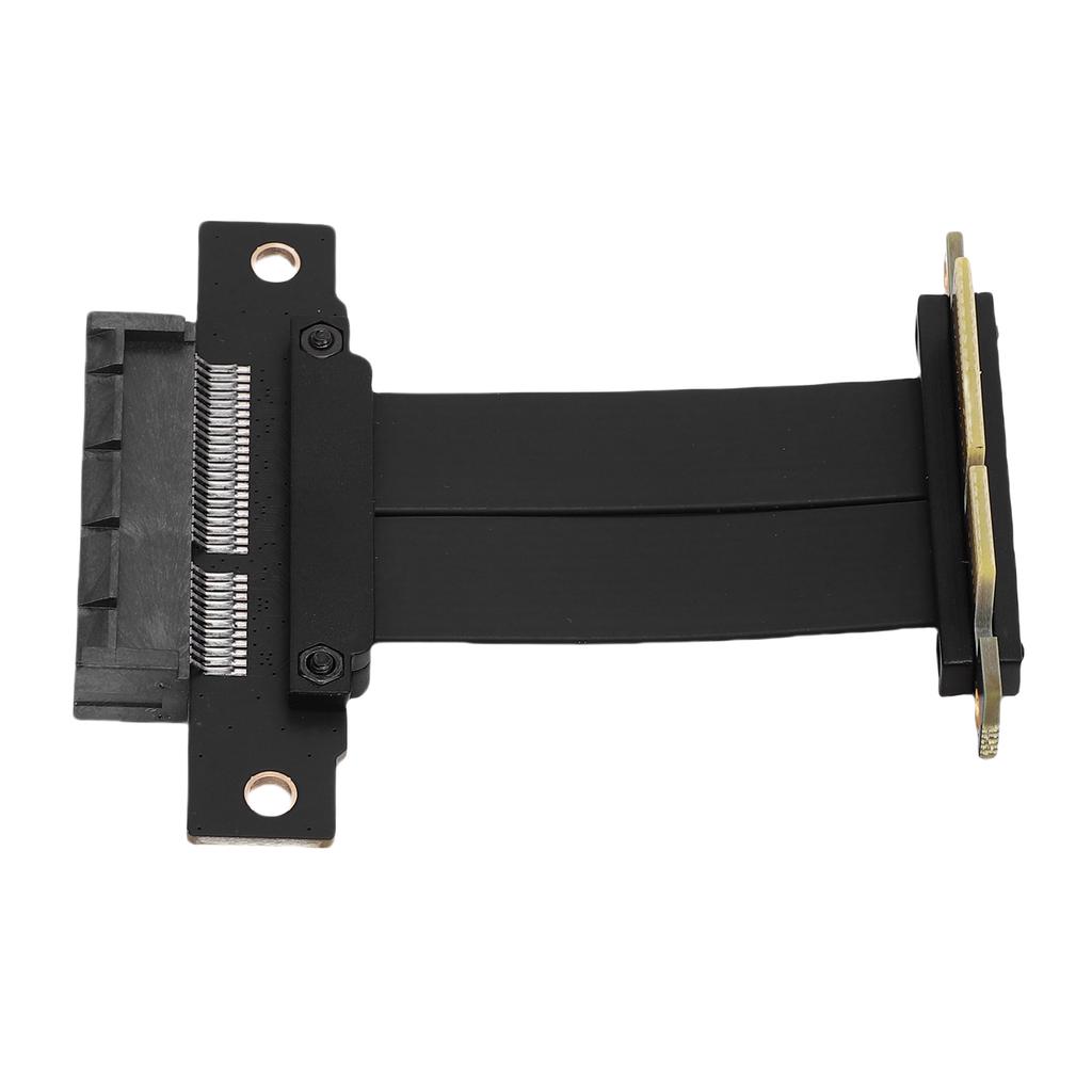 PCIe 4.0 X4 Extension Cable Male 90 Degree To Female 180 Degree 8Gbps Gen 4 GPU Graphics Card Extension Cable