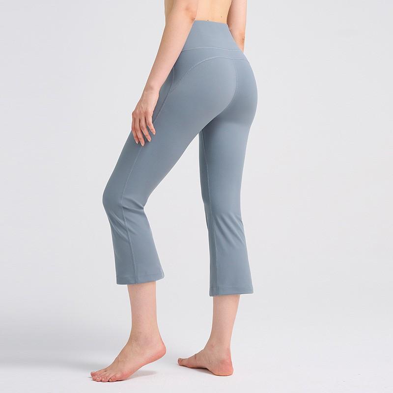 Girls High Waist Flared Leggings Yoga Running Dance Sport Winter Stretchy Quick Dry Athletic Pants