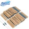 2600-600PCS,130 Values 1/4W 0.25W 1% Metal Film Resistors Assorted Pack Kit Set Lot Resistors Assortment Kits Fixed resistor