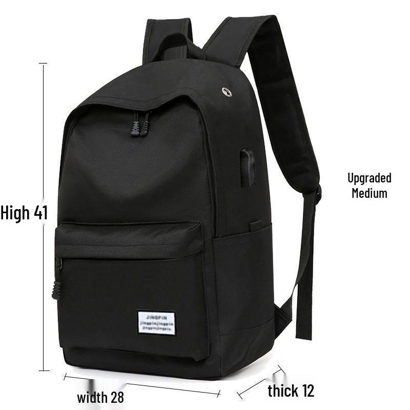 Men's Korean Style Canvas Backpack - Large Capacity for Students, Computers, and Travel