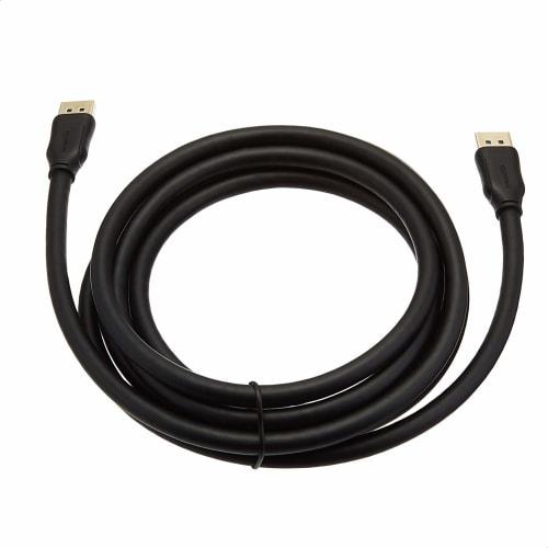 Basic Composite Cable 8K Display Port Cable 1.4 Standard HDR Compatible 8K@60Hz 4K@120Hz 3m Black