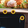 Accesorios de Girasol para Salpicadero de Coche, Decoración de Salpicadero de Accesorios de Coche de Girasol | Vista Print 6 Giratorios