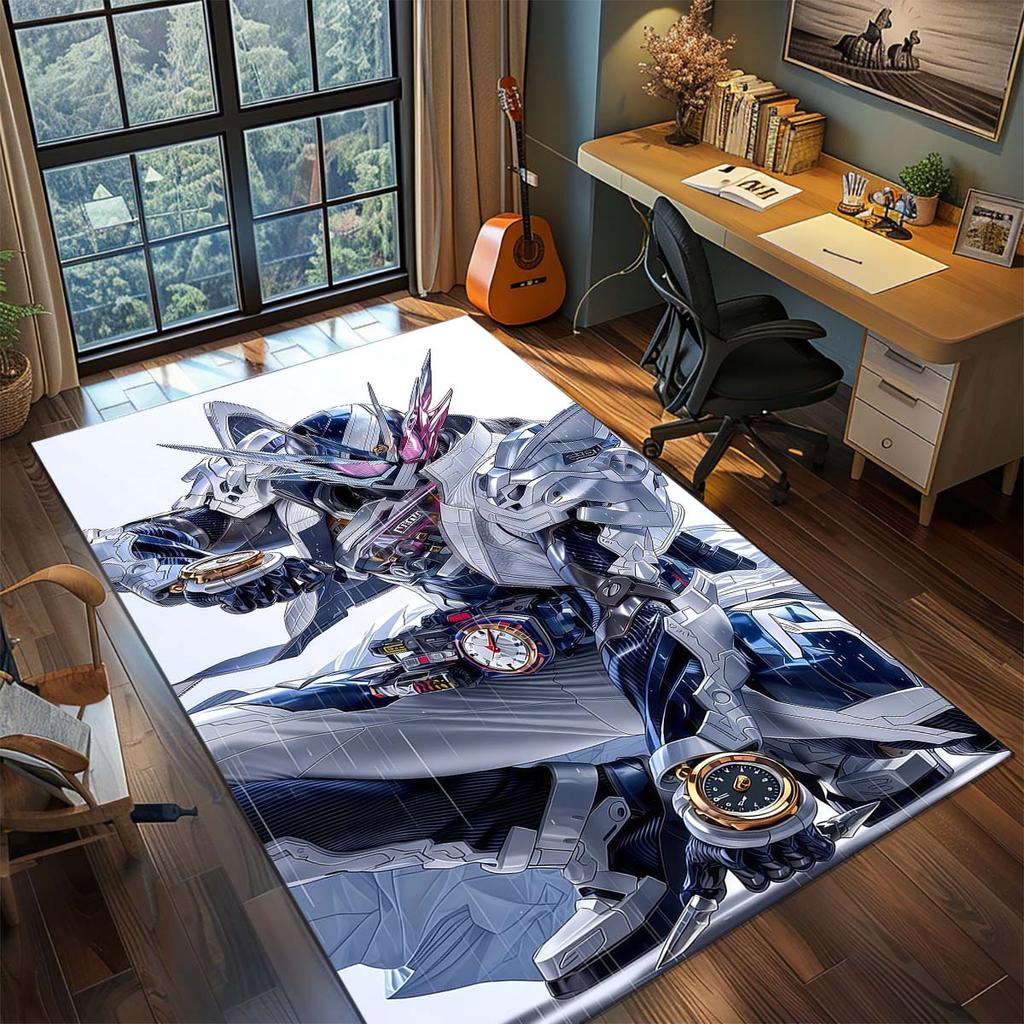 Kamen Rider Area Carpet for Living Room Bedroom Home Decor Cool Movie Mat Floor Mat