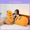 Bread Extra Long Plush Pillow Giant Huggable Toy Cute Sleeping Companion Aid